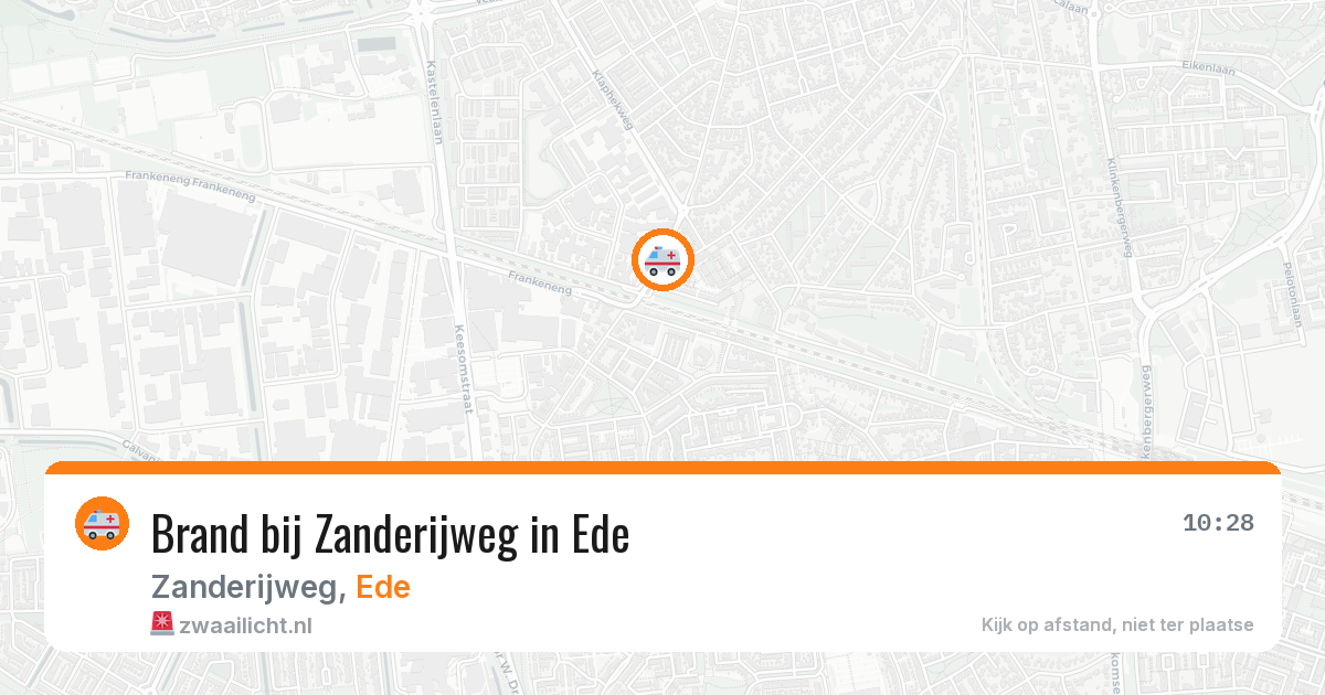 Brand bij Zanderijweg in Ede — 27 apr 2026