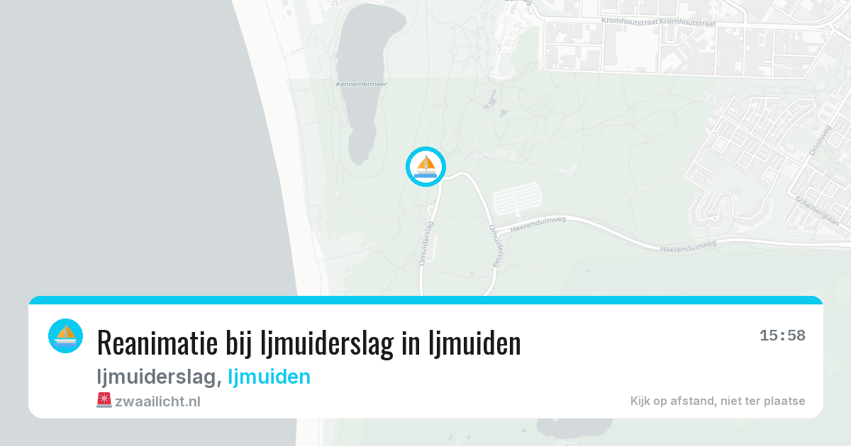 Reanimatie bij Ijmuiderslag in Ijmuiden — 22 jun 2026