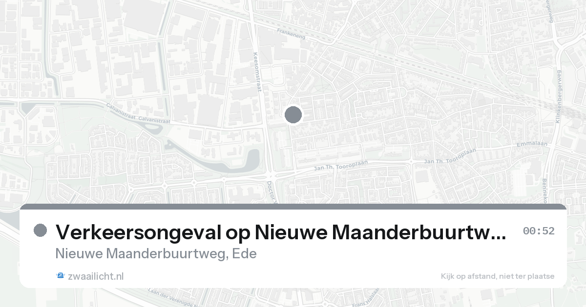 Verkeersongeval op Nieuwe Maanderbuurtweg in Ede — 5 mei 2026
