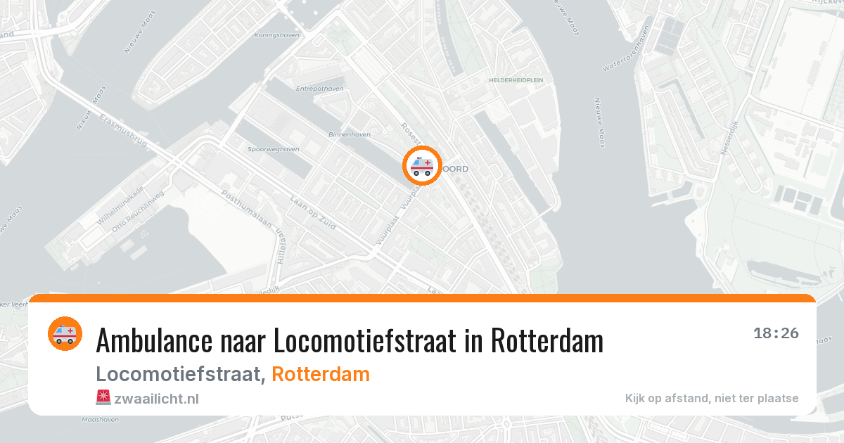 Ambulance naar Locomotiefstraat in Rotterdam — 4 jul 2026