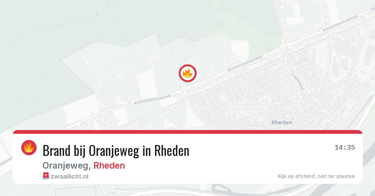 Brand bij Oranjeweg in Rheden — 4 jul 2026