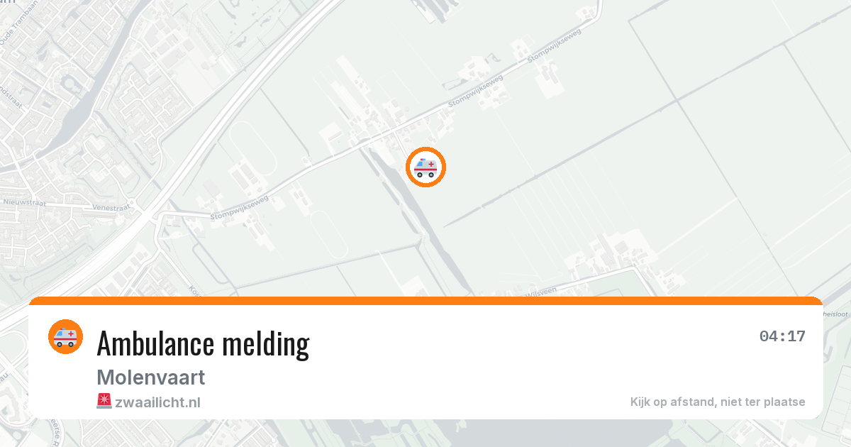Ambulance melding — 1 jul 2026