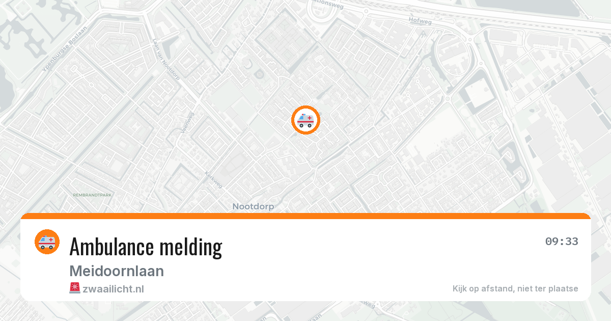 Ambulance melding — 27 jan 2026