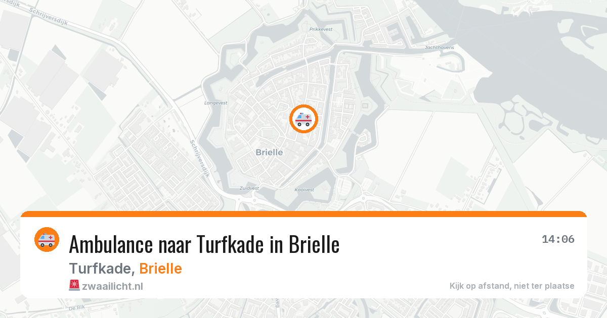 Ambulance naar Turfkade in Brielle — 29 jul 2026