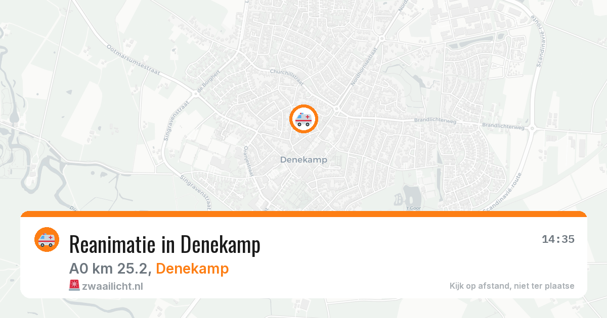 Reanimatie in Denekamp — 5 apr 2026