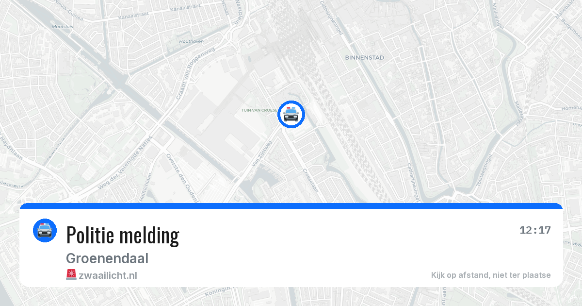Politie melding — 18 jan 2026