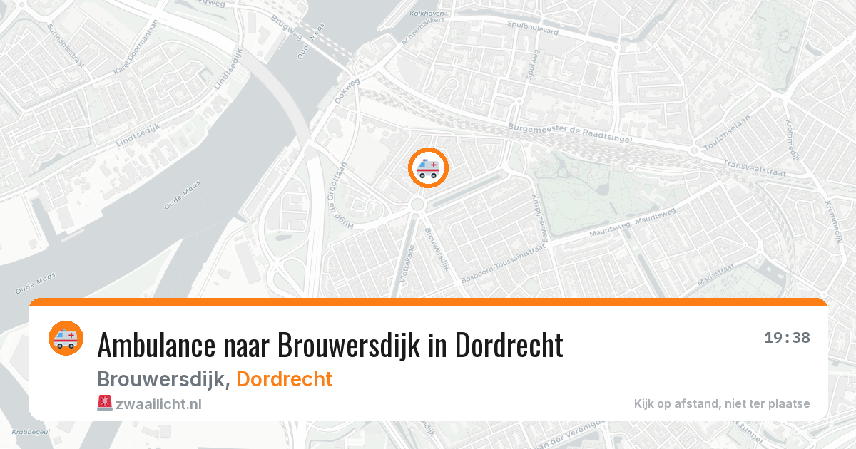Ambulance naar Brouwersdijk in Dordrecht — 5 feb 2026