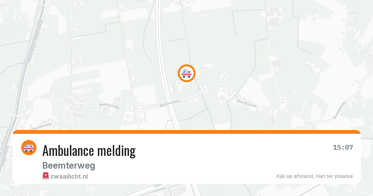 Ambulance melding — 2 mei 2026