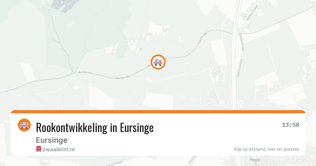 Rookontwikkeling in Eursinge — 3 aug 2026