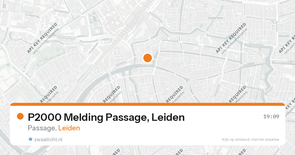 P2000 Melding Passage, Leiden — 26 aug 2026