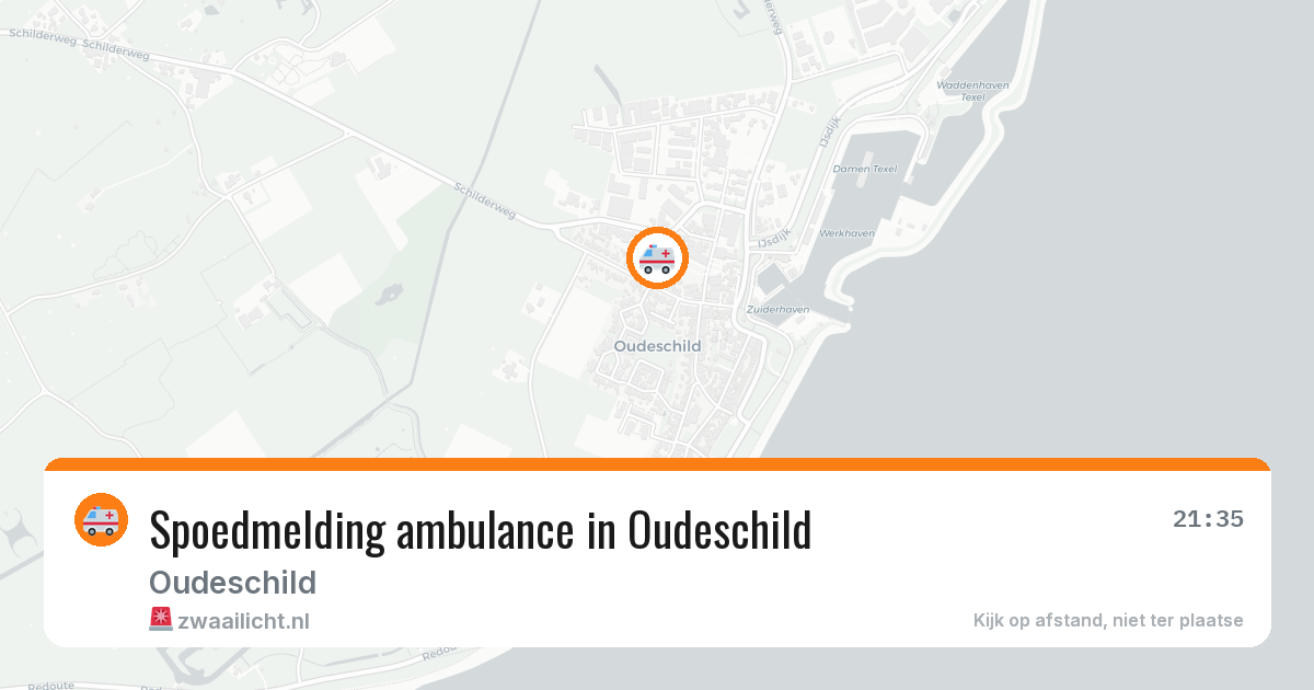 Spoedmelding ambulance in Oudeschild — 5 jul 2026