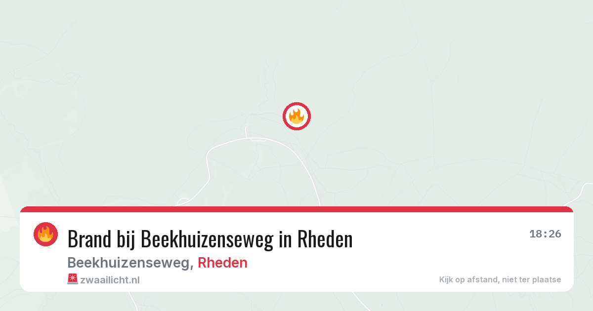 Brand bij Beekhuizenseweg in Rheden — 30 jun 2026