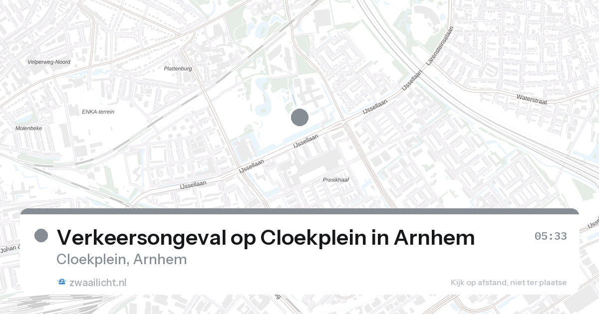 Verkeersongeval op Cloekplein in Arnhem — 7 feb 2026