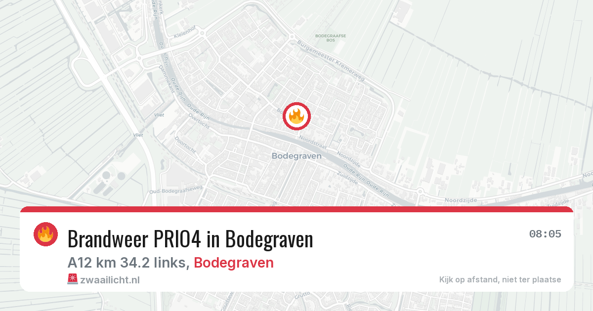 Brandweer PRIO4 in Bodegraven — 2 jul 2026 | 🚨 Zwaailicht.nl