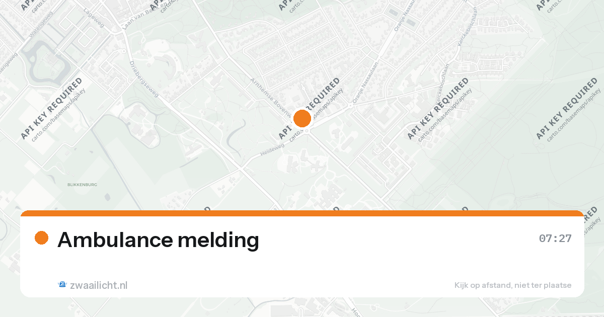 Ambulance melding — 7 feb 2026