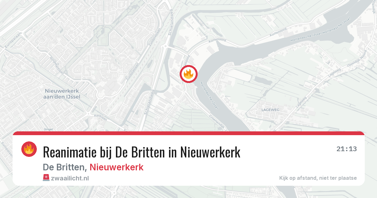 Reanimatie bij De Britten in Nieuwerkerk — 8 feb 2026
