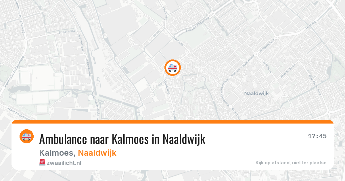 Ambulance naar Kalmoes in Naaldwijk — 21 jun 2026
