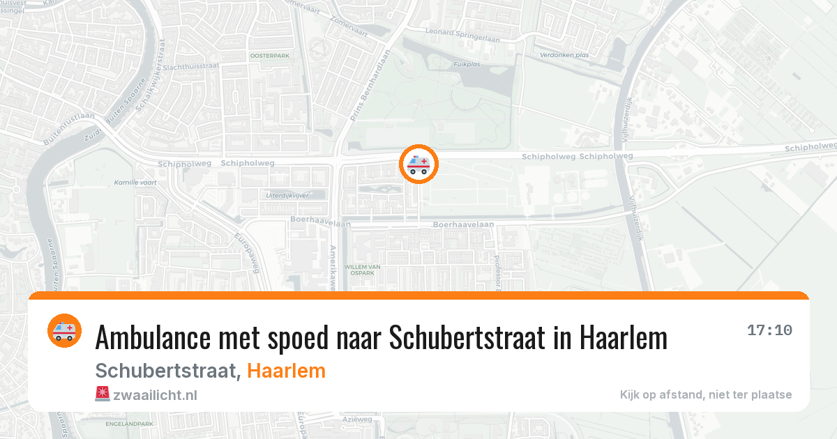 Ambulance met spoed naar Schubertstraat in Haarlem — 4 mrt 2026