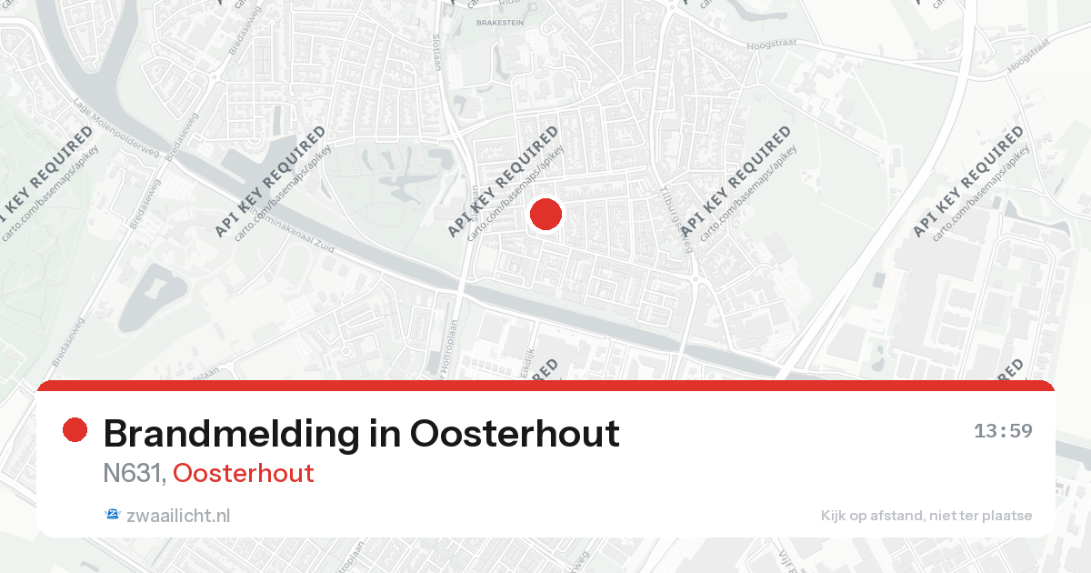 Brandmelding in Oosterhout — 17 jun 2026