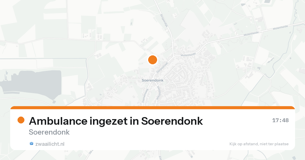 Ambulance ingezet in Soerendonk — 7 feb 2026