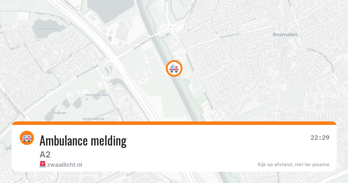 Ambulance melding — 17 mei 2026
