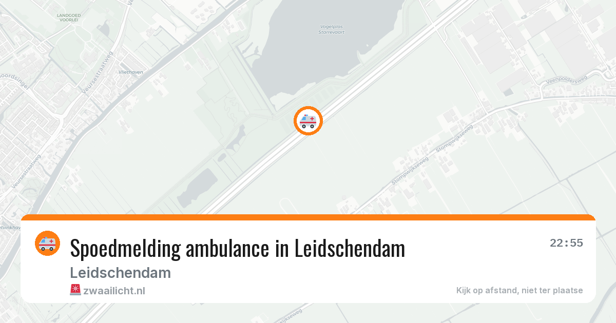 Spoedmelding ambulance in Leidschendam — 29 mrt 2026