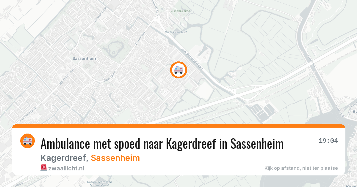 Ambulance met spoed naar Kagerdreef in Sassenheim — 16 jan 2026