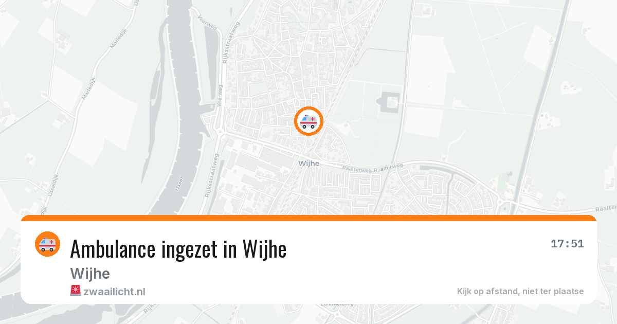 Ambulance ingezet in Wijhe — 23 jan 2026