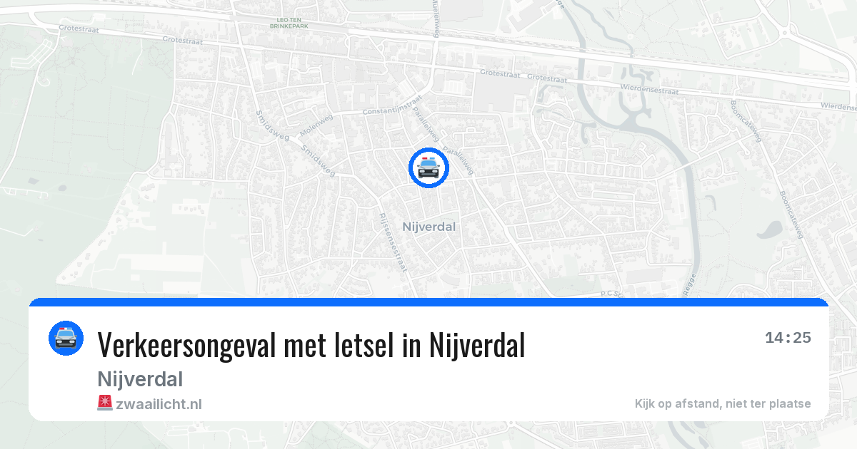 Verkeersongeval met letsel in Nijverdal — 5 jun 2026