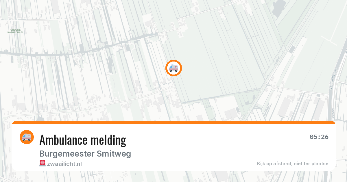 Ambulance melding — 2 jun 2026