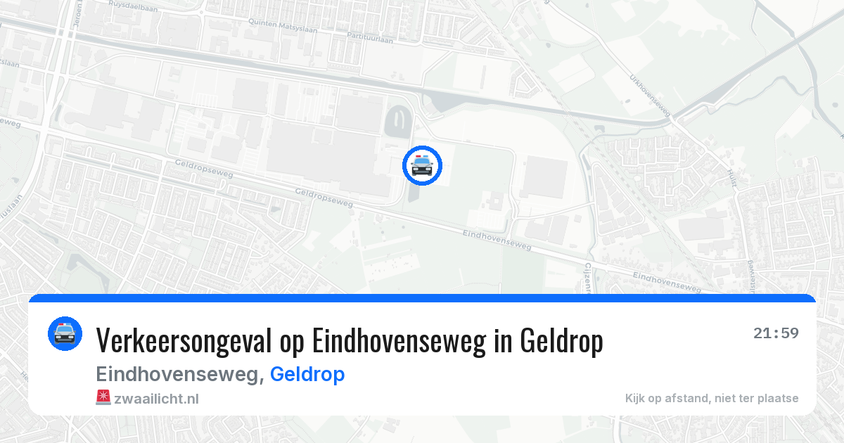 Verkeersongeval op Eindhovenseweg in Geldrop — 4 jul 2026