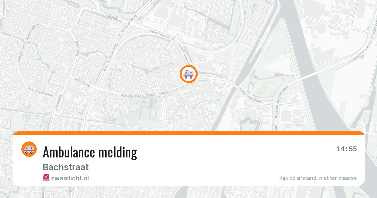Ambulance melding — 20 jul 2026