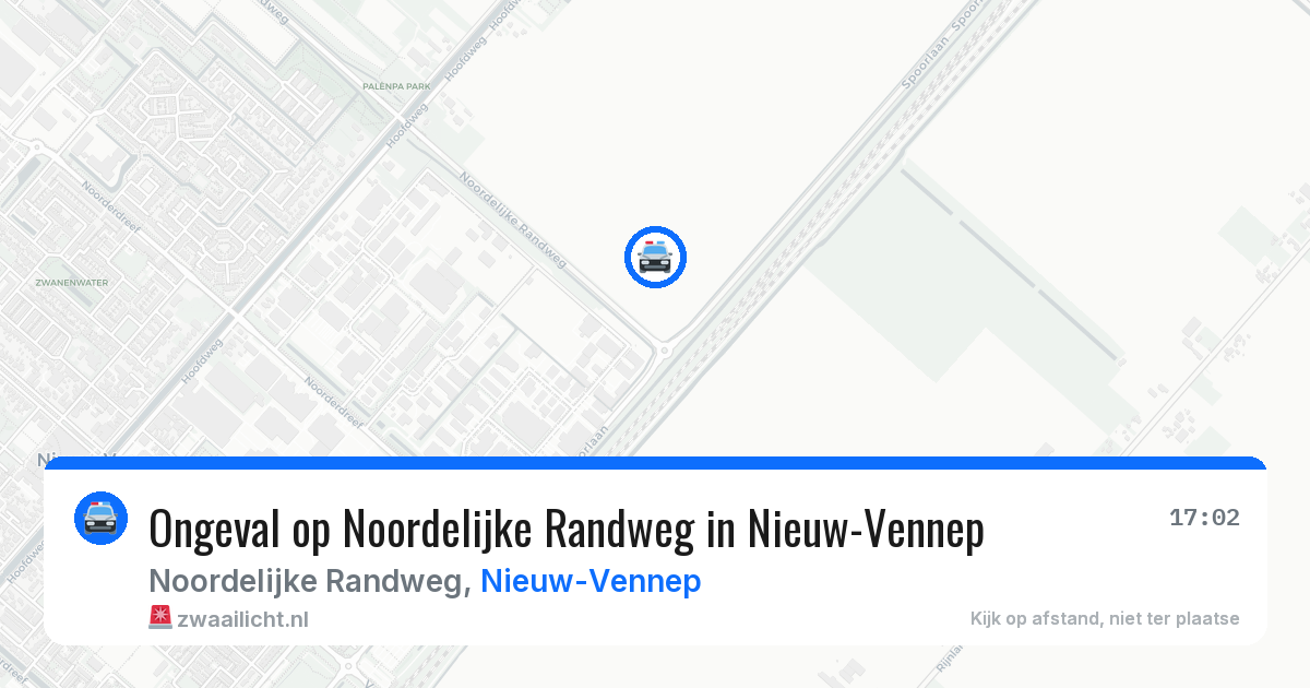 Ongeval op Noordelijke Randweg in Nieuw-Vennep — 26 mrt 2026