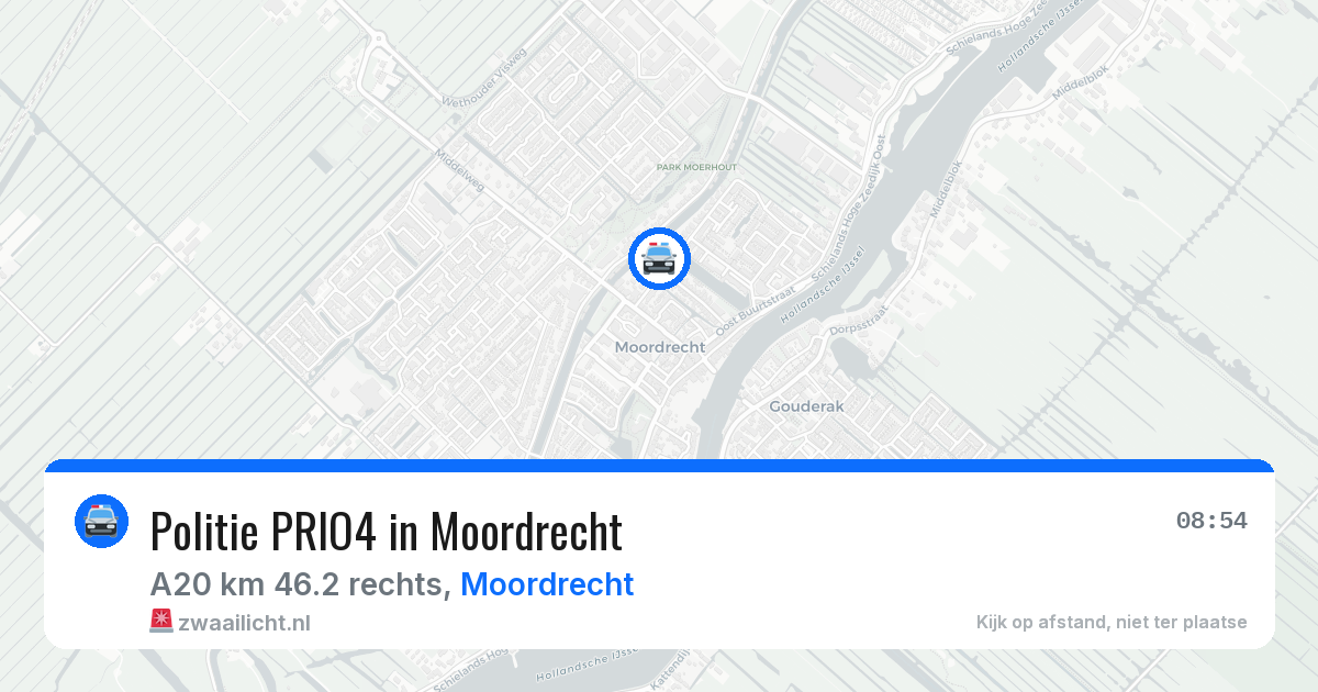 Politie PRIO4 in Moordrecht — 3 mei 2026 | 🚨 Zwaailicht.nl