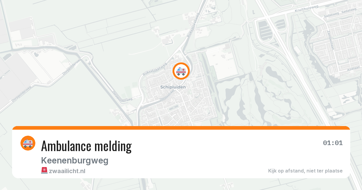 Ambulance melding — 5 mei 2026