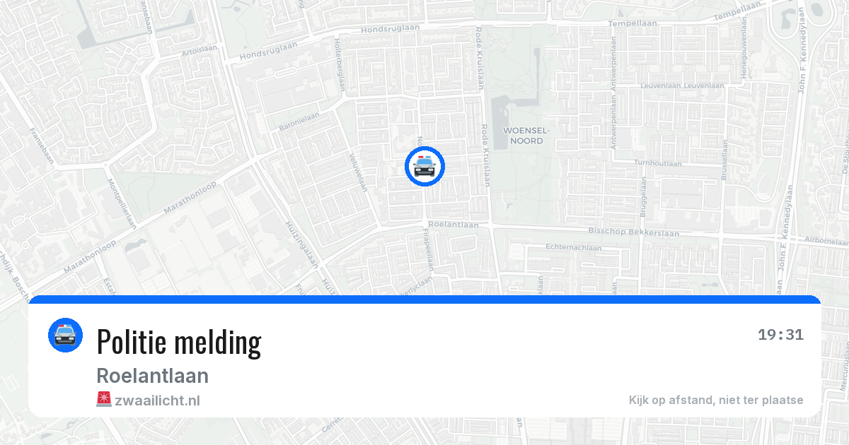 Politie melding — 6 jul 2026