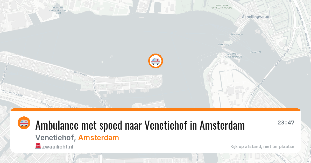 Ambulance met spoed naar Venetiehof in Amsterdam — 5 mrt 2026