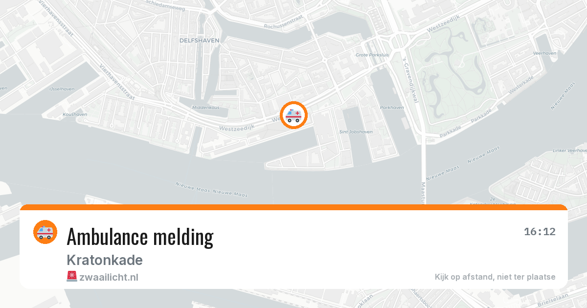 Ambulance melding — 21 jun 2026