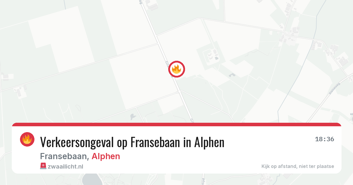 Verkeersongeval op Fransebaan in Alphen — 14 jul 2026