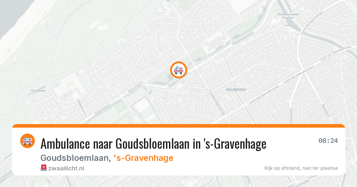 Ambulance naar Goudsbloemlaan in 's-Gravenhage — 18 feb 2026