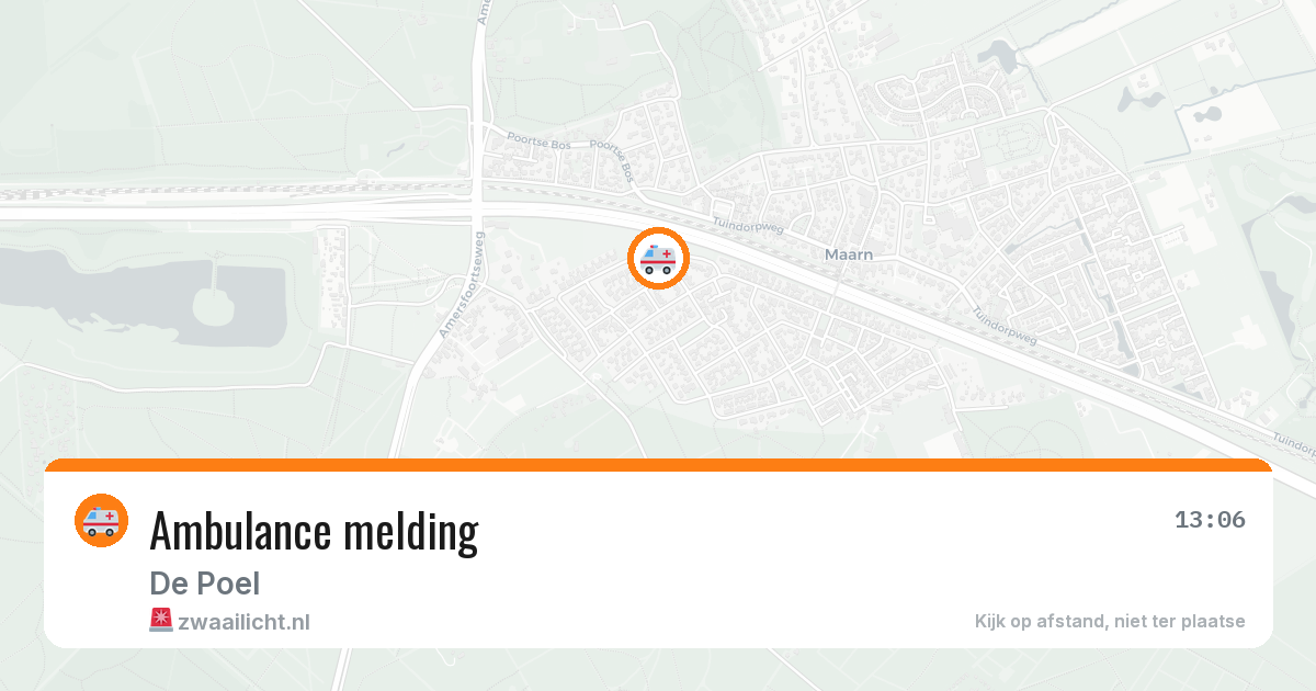 Ambulance melding — 17 jan 2026