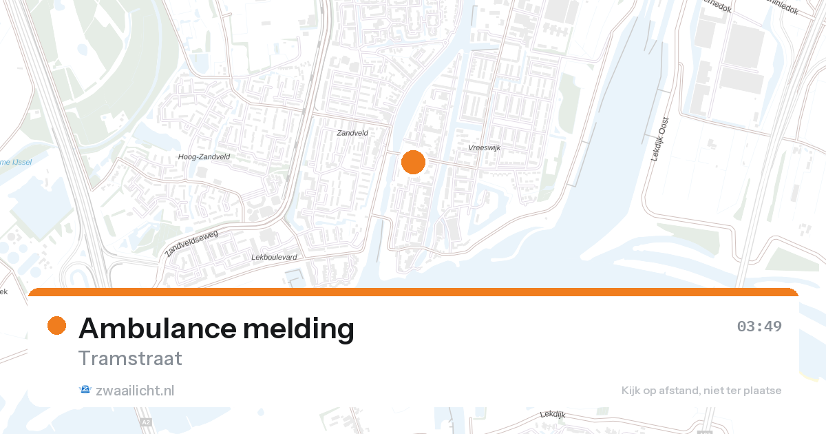 Ambulance melding — 1 feb 2026