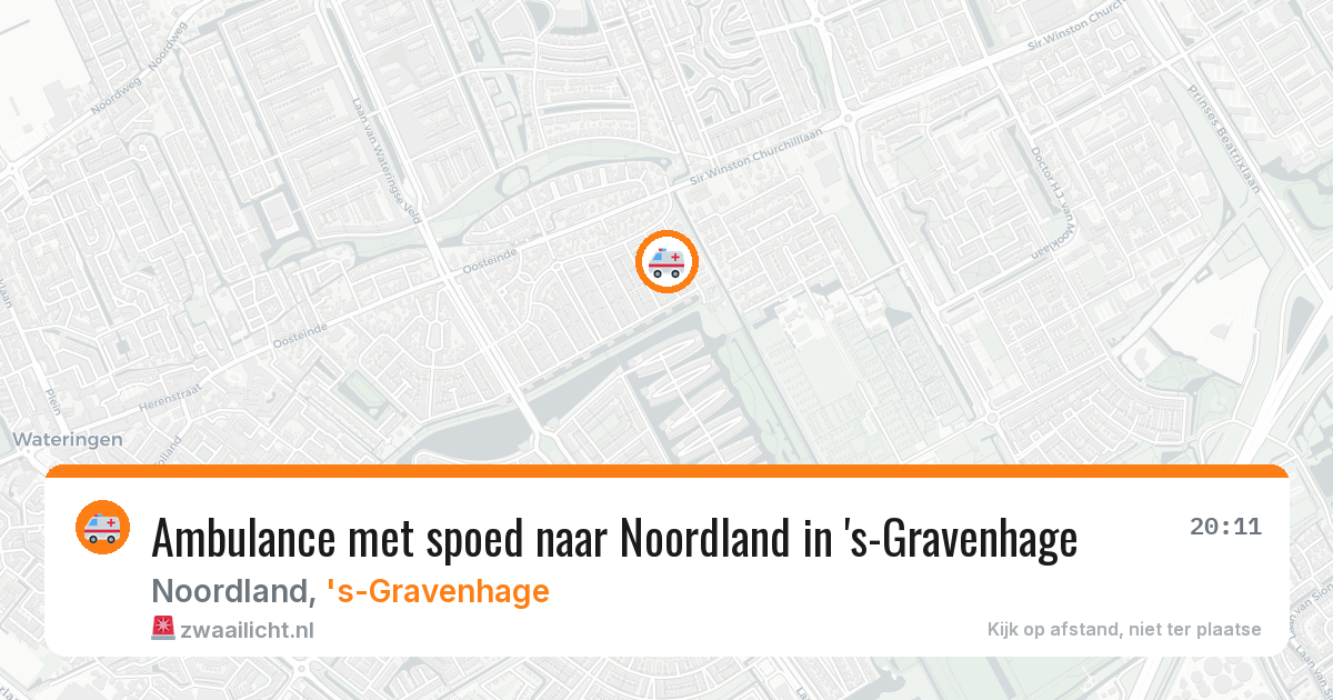 Ambulance met spoed naar Noordland in 's-Gravenhage — 28 jun 2026