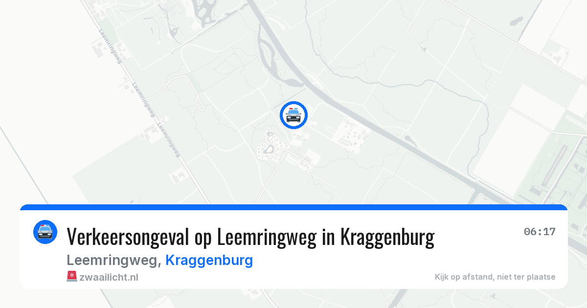 Verkeersongeval op Leemringweg in Kraggenburg — 27 mrt 2026