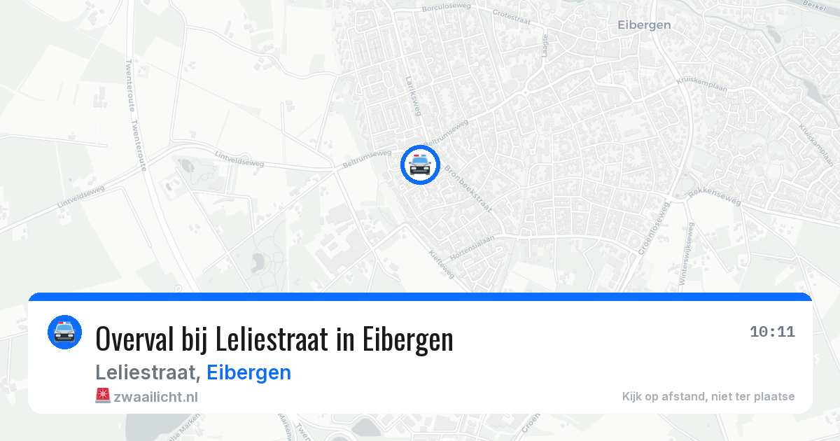 Overval bij Leliestraat in Eibergen — 19 feb 2026