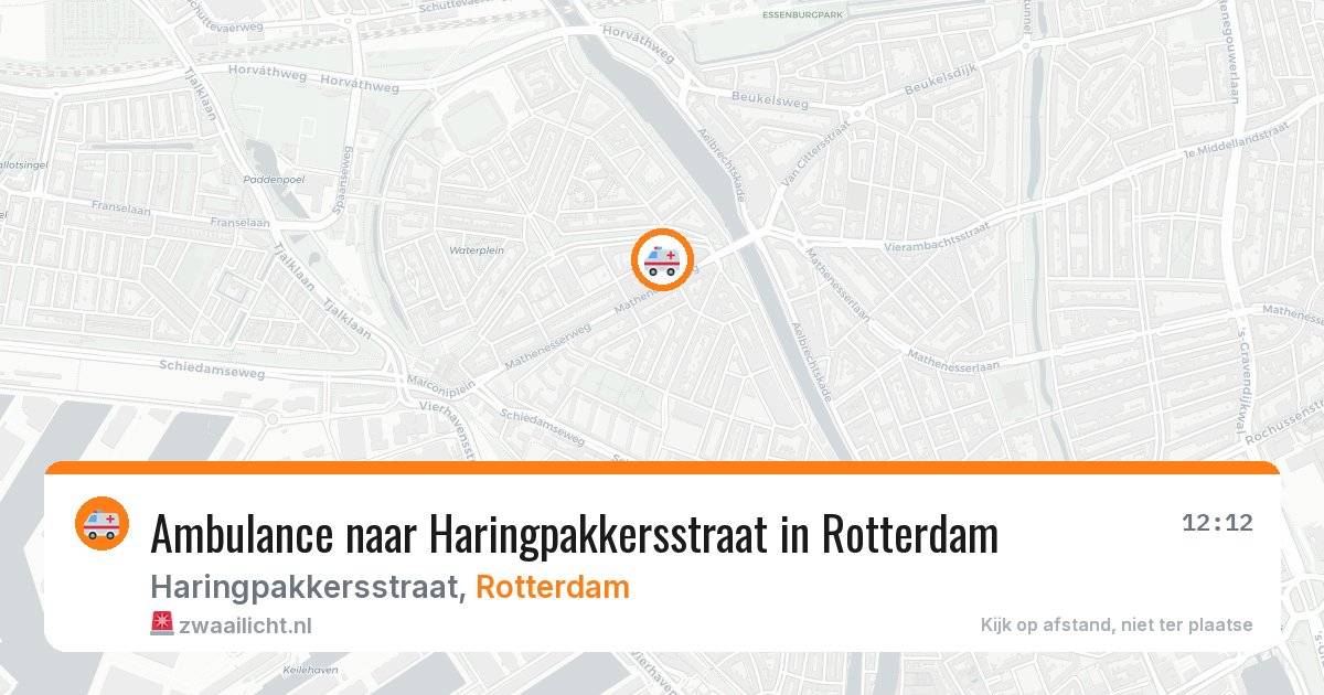 Ambulance naar Haringpakkersstraat in Rotterdam — 30 jul 2026