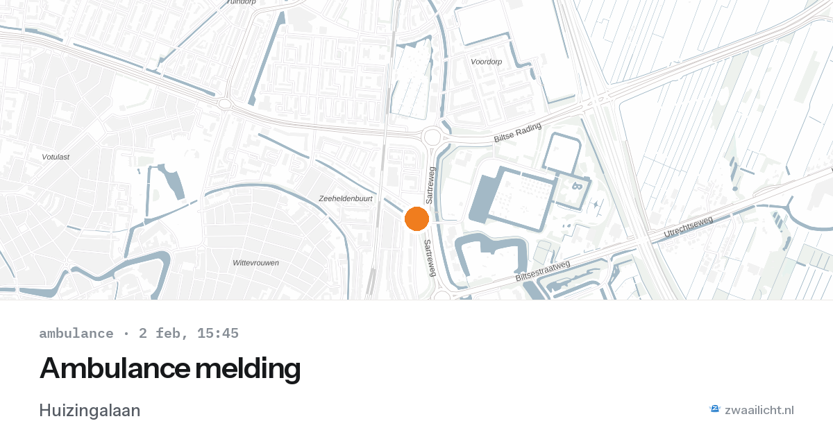 Ambulance melding — 2 feb 2026