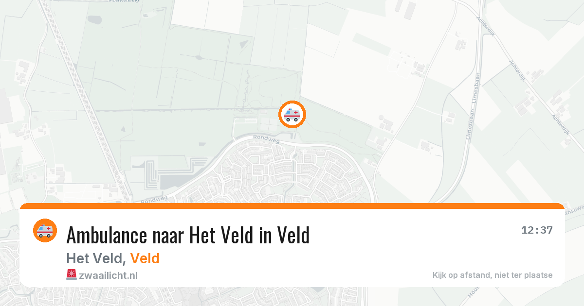Ambulance naar Het Veld in Veld — 8 jul 2026