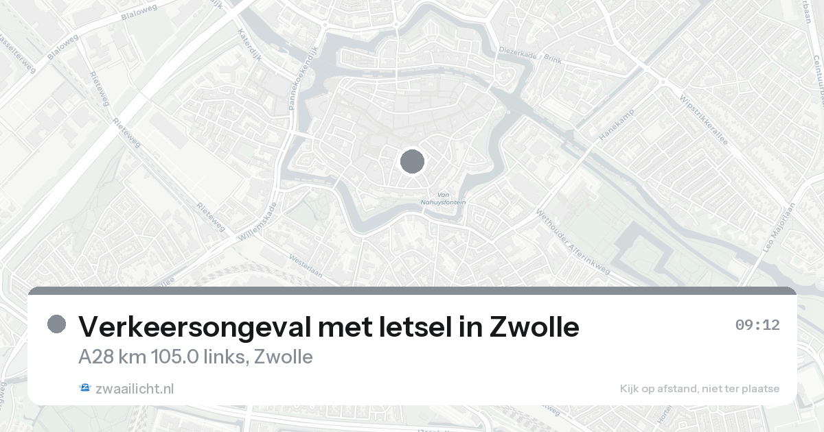 Verkeersongeval met letsel in Zwolle — 31 jan 2026