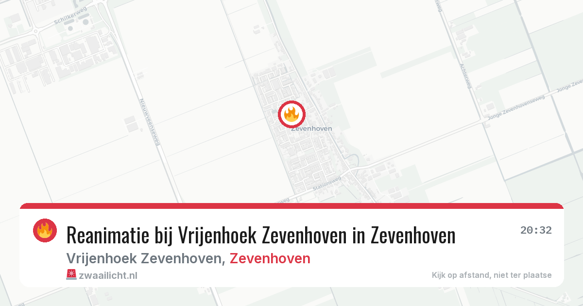 Reanimatie bij Vrijenhoek Zevenhoven in Zevenhoven — 20 feb 2026